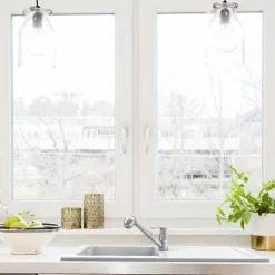 Evier céramique blanc Ewi VICTOIRE 1 bac 1 égouttoir