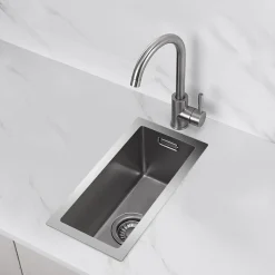 Evier cuisine 1 bac Inox LOMAZOO Rincon 22 cm