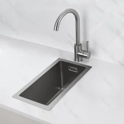 Evier cuisine 1 bac Inox LOMAZOO Rincon 22 cm