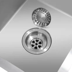 Evier cuisine 1 bac Inox LOMAZOO Polaris 34 cm