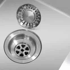 Evier cuisine 2 bacs inox LOMAZOO Proxima 595x450 mm