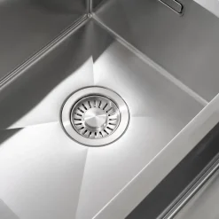 Evier cuisine 2 bacs inox LOMAZOO Phantom 875x450 mm