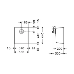 Evier Franke Sirius Tectonite SID110-34 - Blanc Artic (Moucheté)