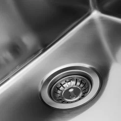 Evier inox lisse KEZIA 1 bac sans égouttoir