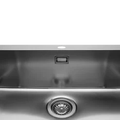 Evier inox lisse KEZIA 1 grand bac sans égouttoir