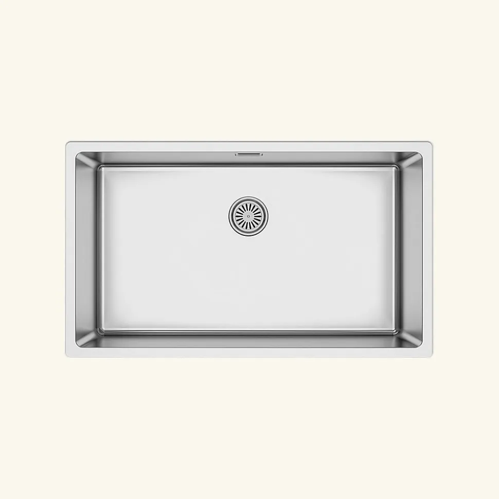 Evier inox sous-plan MAX 1 grand bac 750x440