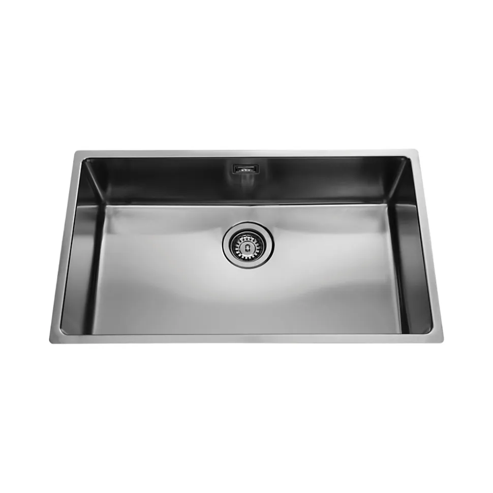 Evier inox sous-plan MAX 1 grand bac 750x440