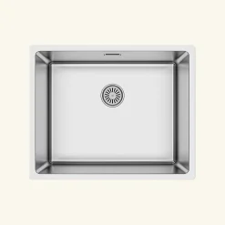 Evier inox sous-plan SUZON 1 bac 540x440