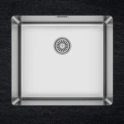 Evier inox sous-plan SUZON 1 bac 490x440