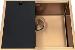 Evier Luisina Legato+ EV521 Inox PVD Cuivre - Inox PVD Cuivre