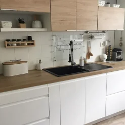 Evier réversible 1 grande cuve 1 égouttoir en résine gris Essebagno Lisse