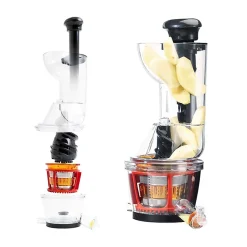 Extracteur De Fruits Et Légumes à Pression Douce 3 Tamis Ultimate Noir Kitchencook