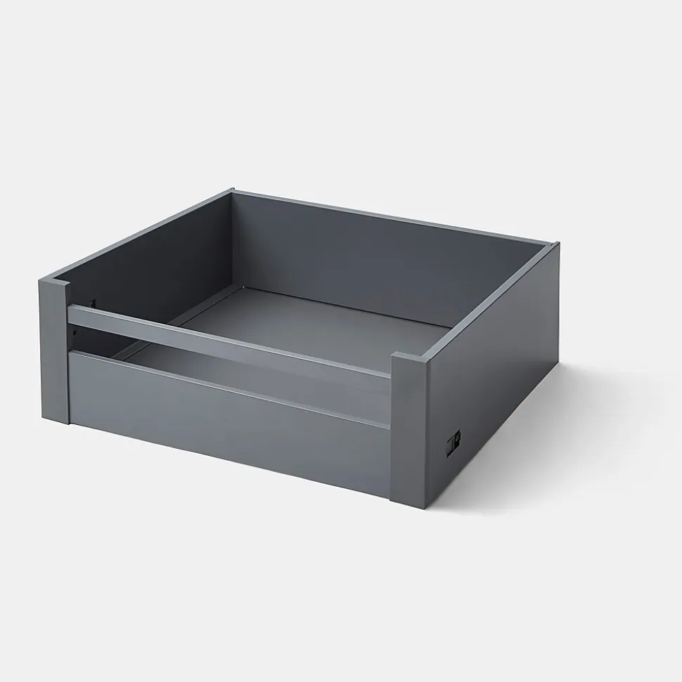 Façade de casserolier de cuisine Soto gris anthracite mat l. 60 cm GoodHome