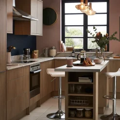 Façade de cuisine 1 porte et 1 tiroir Chia décor chêne clair l. 60 cm x H. 72 cm GoodHome