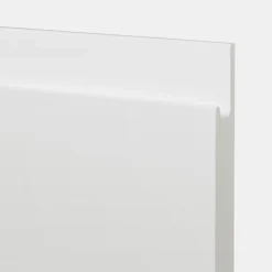 Façade de cuisine 1 porte et 1 tiroir Garcinia blanc brillant l. 40 cm x H. 72 cm GoodHome