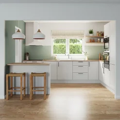 Façade de cuisine 1 porte et 1 tiroir Artemisia blanc mat l. 60 cm x H. 72 cm GoodHome