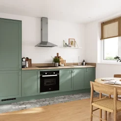 Façade de cuisine 1 porte et 1 tiroir Ash vert sauge l. 49,7 cm x H. 71,5 cm GoodHome