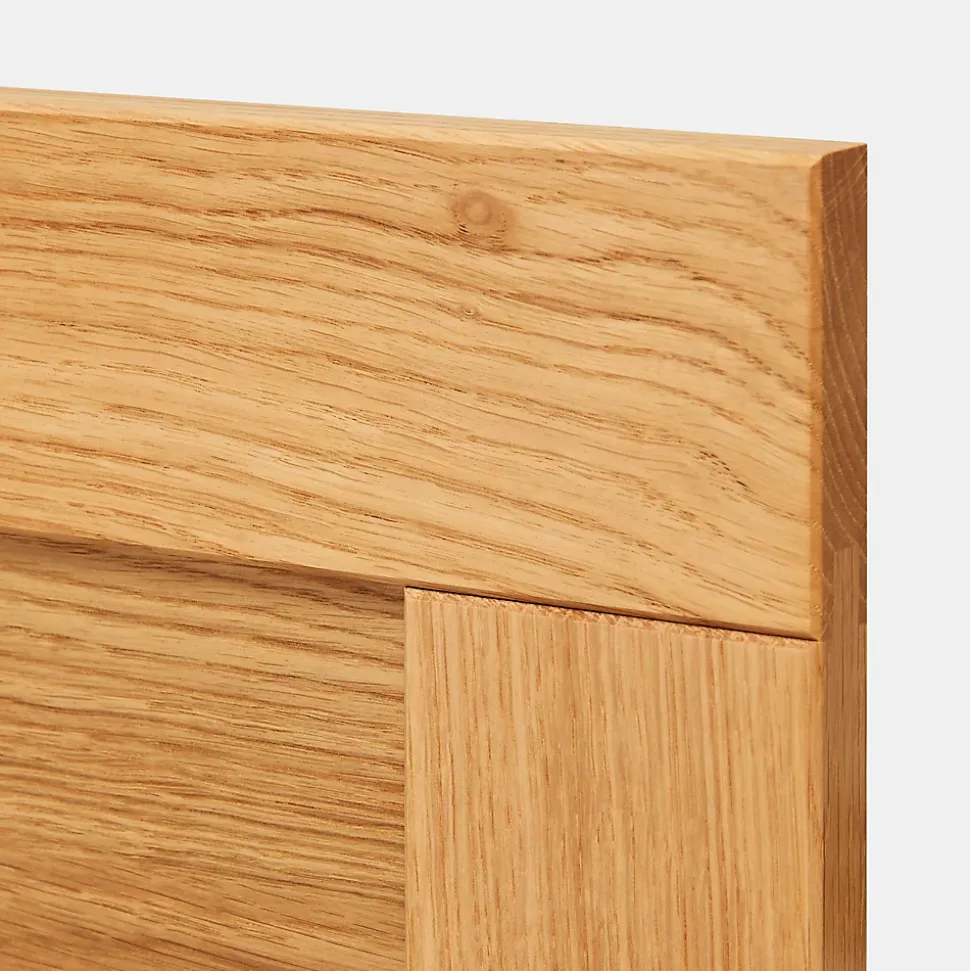 Façade de cuisine 1 porte et 1 tiroir Verbena chêne massif l. 30 cm x H. 72 cm GoodHome