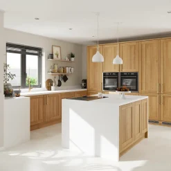 Façade de cuisine 1 porte et 1 tiroir Verbena chêne massif l. 30 cm x H. 72 cm GoodHome