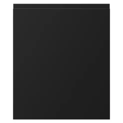 Façade de cuisine 1 porte Garcinia noir mat l. 59,7 x H. 71,5 cm GoodHome