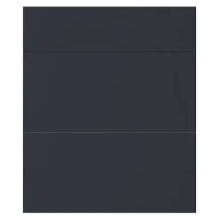 Façade de cuisine 1 tiroir et 2 casseroliers Stevia bleu mat l. 60 cm x H. 72 cm GoodHome