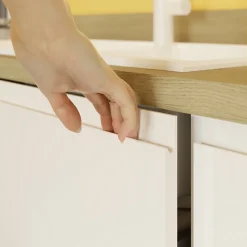 Façade de cuisine hotte / casserolier Garcinia blanc l. 80 cm GoodHome