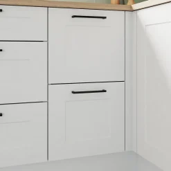 Façade de cuisine hotte / casserolier Artemisia blanc mat l. 40 cm GoodHome