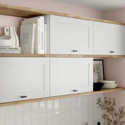 Façade de cuisine sous hotte / casserolier Ash gris mat l. 60 cm GoodHome