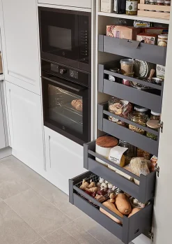 Façade de tiroir intérieur de cuisine Soto gris anthracite l. 60 cm GoodHome