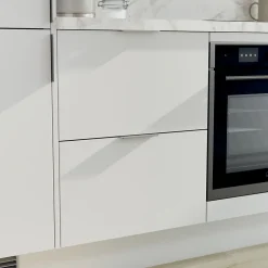 Façade pliante de cuisine Stevia blanc mat l. 59,7 x H. 35,6 cm GoodHome