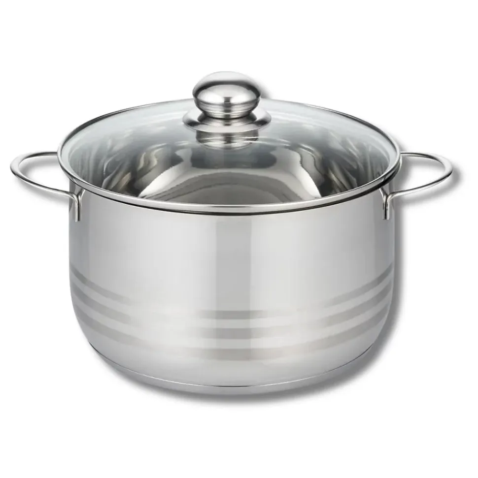 Faitout haut 24 cm en acier inoxydable sans PFAS Elo Brillant