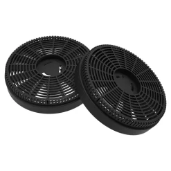 Filtre à charbon rond CARBFILT50 GoodHome Ø 15,8 cm noir