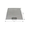 Filtre aluminium ATL000041 319 X 270mm pour hotte BRANDT