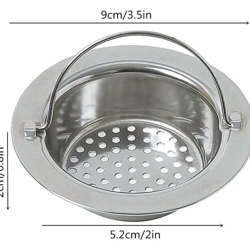 Filtre evier Cuisine nettoyant Plug Trou Cheveux Catcher Évier Bouchons Bouchons évier de Cuisine Cuisine évier crépine 2pcs