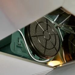 Filtres à charbon rond CARBFILT8 Ø 19 cm noir, 2 pièces