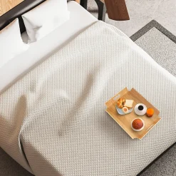 FISHTEC - Plateau antidérapant Élégance, frêne, 44x33x5 cm