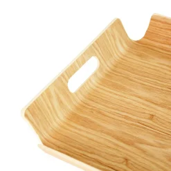 FISHTEC - Plateau antidérapant Élégance, frêne, 44x33x5 cm
