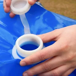 FISHTEC Réservoir d'eau Capacité 80 L - Pliable avec Surface antidérapante Résistant et Souple pour Le Jardin 100x70 cm