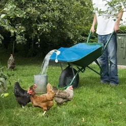 FISHTEC Réservoir d'eau Capacité 80 L - Pliable avec Surface antidérapante Résistant et Souple pour Le Jardin 100x70 cm