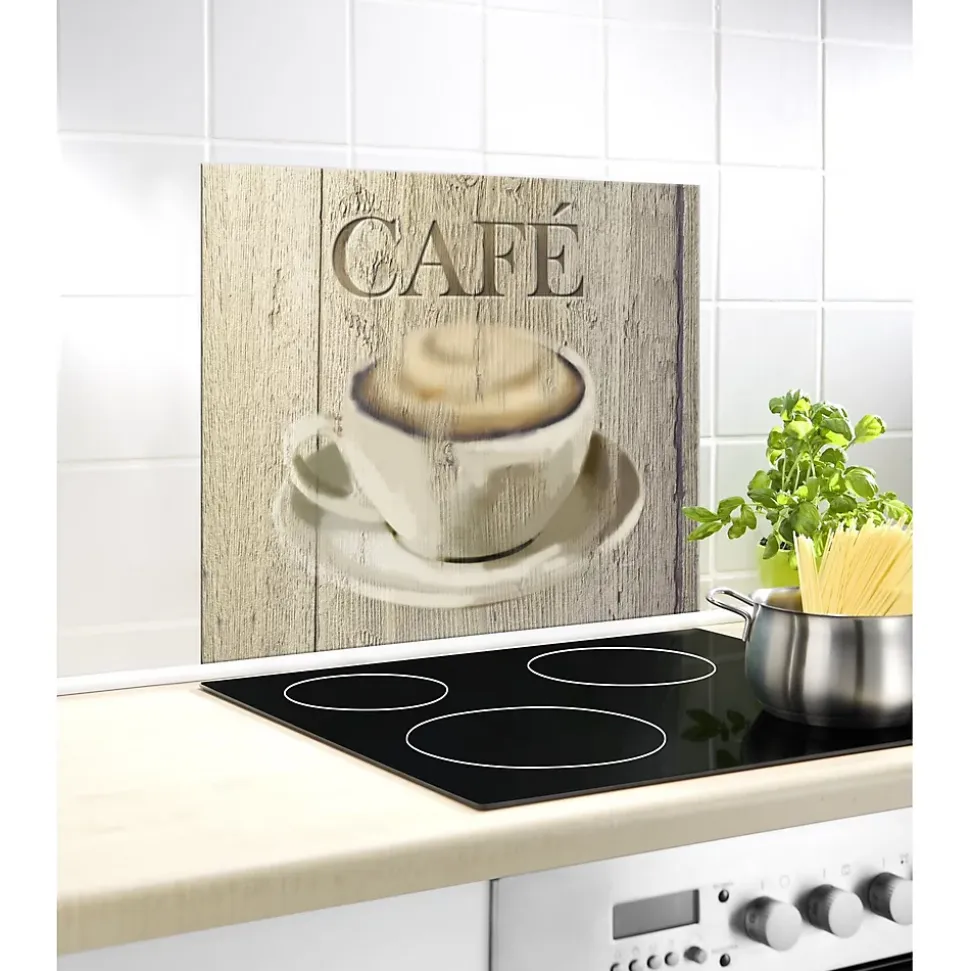 Fond de hotte Café - L. 50 x l. 60 cm