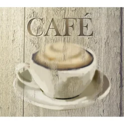 Fond de hotte Café - L. 50 x l. 60 cm