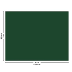 Fond de hotte en aluminium - essentiel vert foncé - 70x90 cm