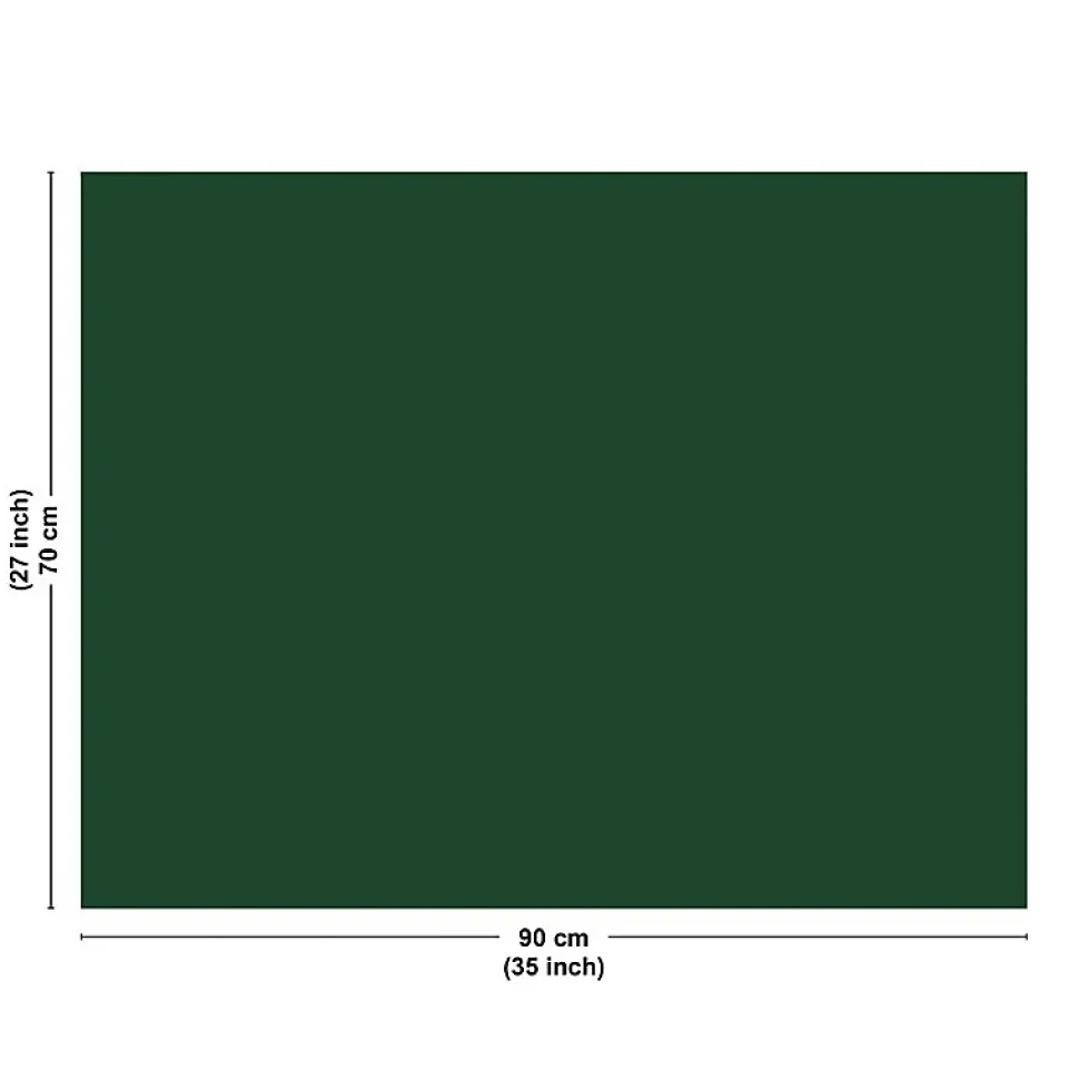 Fond de hotte en aluminium - essentiel vert foncé - 70x90 cm