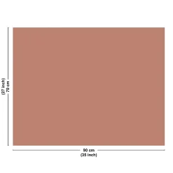 Fond de hotte en aluminium - essentiel terracotta - 70x90 cm