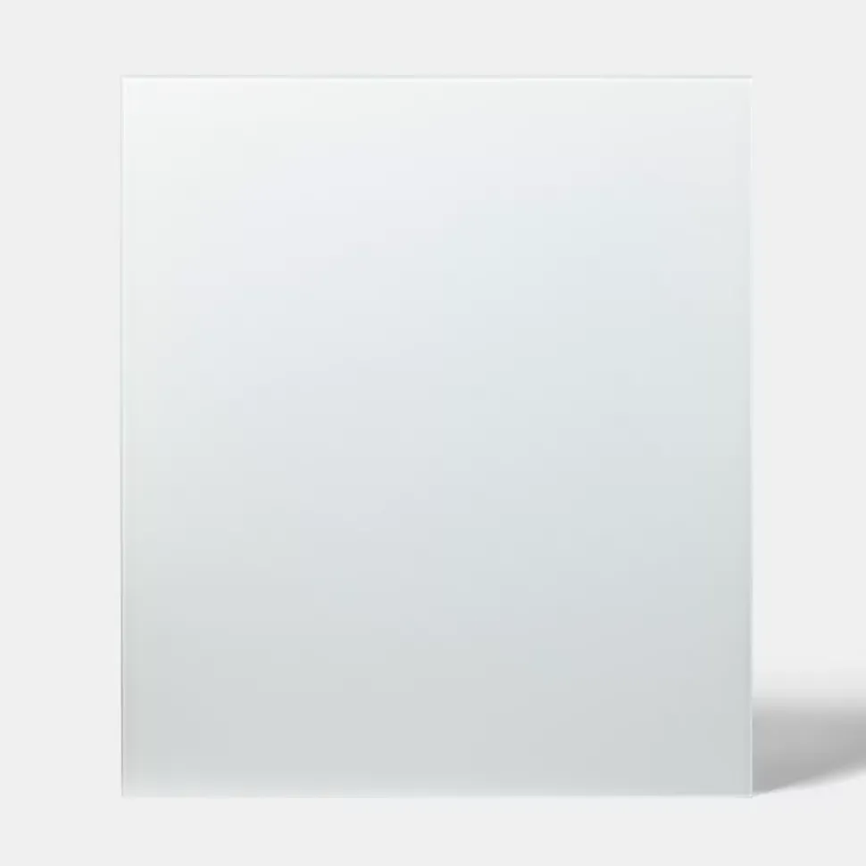 Fond de hotte en verre GoodHome Nashi blanc l. 60 cm x H. 70 cm x Ép. 5 mm