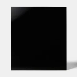 Fond de hotte en verre GoodHome Nashi noir l. 60 cm x H. 70 cm x Ép. 5 mm