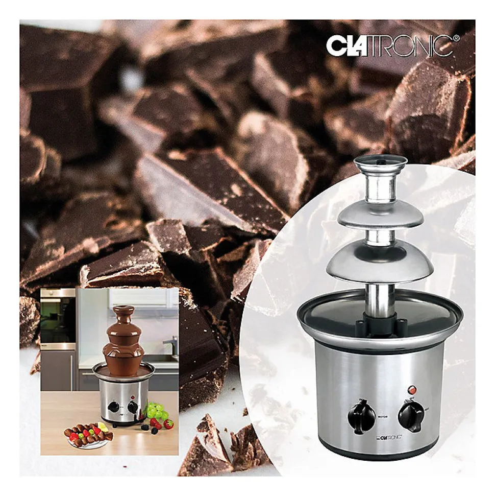 Fontaine à Chocolat Avec Cascades Extra Lisses Clatronic