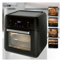 Four à air chaud 11L 1500W Clatronic FR 3747H Noir
