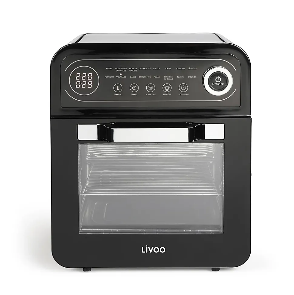 Four à air chaud 12l 1600w noir Livoo DOC255