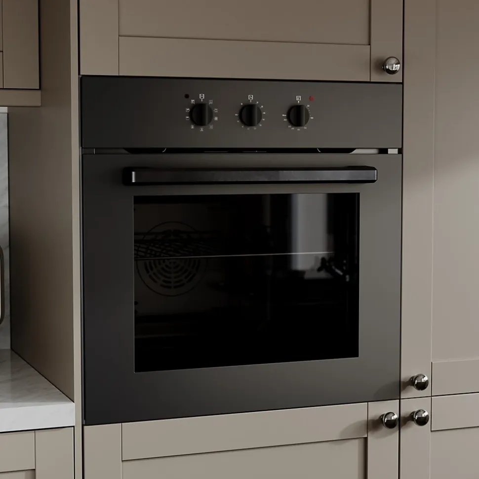 Four à chaleur tournante 69 L NNTFO69EU, noir